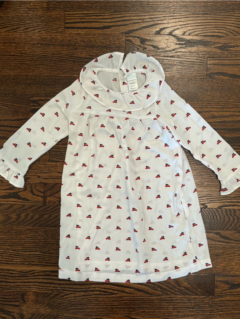 Edgehill collection 3T Nightgown with red truck and Christmas tree- Toddle